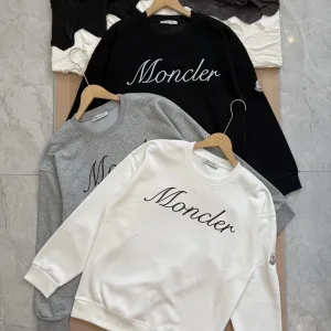 AAA Luxury Moncler Hoodie Ash Cotton Soft And Gentle Spring Autumn Winter Crisp Silhouette