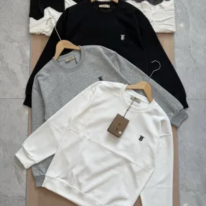 AAA Burberry Hoodie Red Cotton Soft And Gentle Spring Autumn Winter Crisp Silhouette