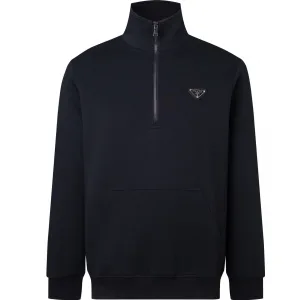 Designer Prada Hoodie Black Cotton Air