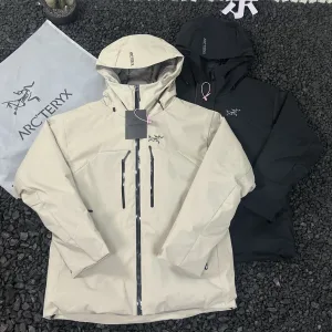AAA Reps Archaeopteryx Jacket Red Gore-Tex Windstopper Cotton Down Polyester Nylon Plain Weave Running Simple Design Urban Commuting Winter Patch