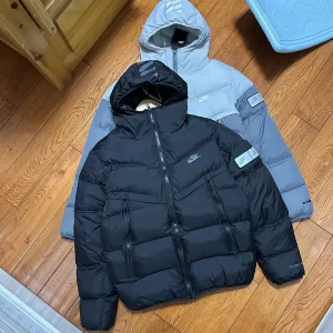 AAA Nike Coat Ash Cotton Xinjiang Down Fleece Winter Patch