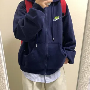 AAA Reps Nike Outerwear Black Cotton Down Fleece Winter