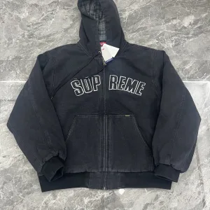 High Quality Supreme Outerwear Red Cotton Flannel Denim Autumn Winter