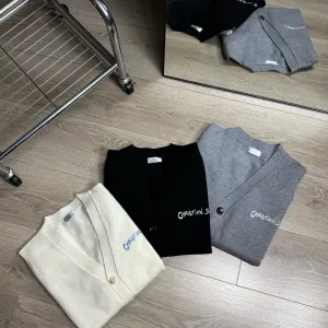 AAA Reps Dior Sweater Red Wool Alpaca Down Simple And Versatile Autumn Winter