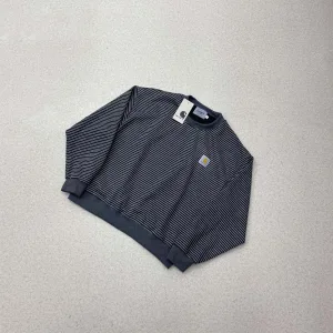 High Quality Reps Carhartt Long-Sleeved Sweatshirt Red Cotton Pure Fleece Jacquard
