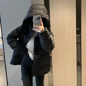 Reps Lululemon Coat Red Goose Down Simple Design Winter Zippered Pocket