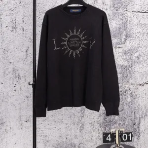 Super Clone Louis Vuitton Sweater Red Wool Yak Nylon Spandex Autumn Winter