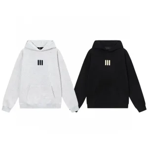 Reps Designer Adidas T-Shirts Ash Cotton Pure Fleece Ribbed Fabric Flannel Streetwear