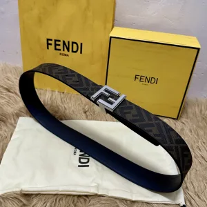 Super Clone Luxury Fendi Belt Yellow