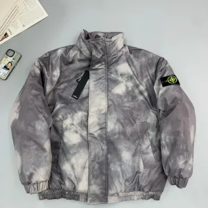 Luxury Stone Island Outerwear Color Cotton Down Patch