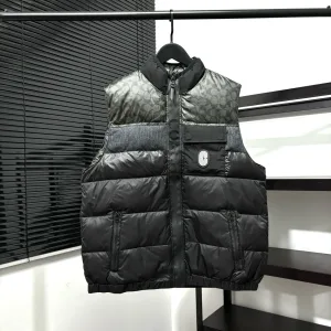 High Quality AAA Coach Vest Ash Feather Goose Down Duck Polyester