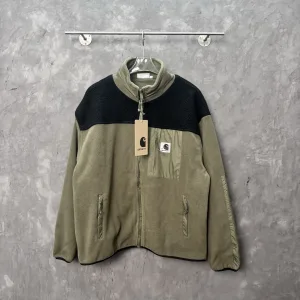 AAA High Quality Carhartt Outerwear Red Eva Polyester Nylon Fiber Fleece Mesh Fabric Spring Autumn Winter And Early Late Patch Zippered Pocket