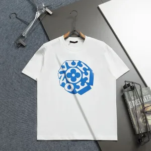Super Clone Reps Louis Vuitton Short-Sleeved T-Shirt Yellow Cotton Pure Spring Summer