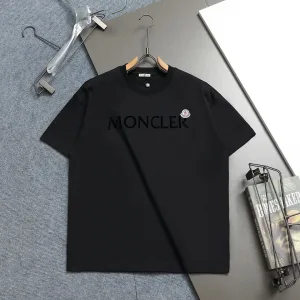 Reps Moncler Short-Sleeved T-Shirt Ash Cotton Pure Spring Early 3D Logo