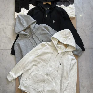 Luxury Ralph Lauren Hoodie Red Eva Cotton Pure Composite Fiber Fleece Autumn Winter Embroidery