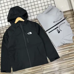 High Quality The North Face Outerwear Red Simple Style Daily Commute Outdoor Windproof Spring Autumn Embroidery Multiple Splicing Cuffs