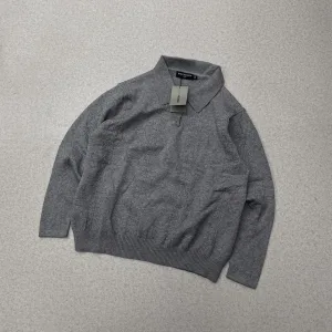 AAA Balenciaga Sweater Dark Gray Wool Blend