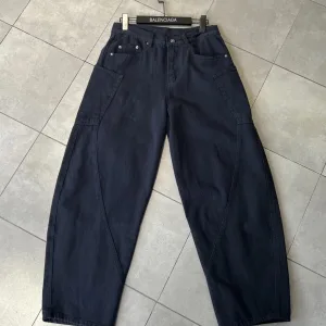 AAA Balenciaga Trousers Blue Twill