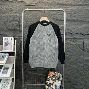 Reps Prada Sweater Black Embroidery