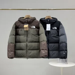 Super Clone Reps The North Face Outerwear Red Goose Down Nylon Winter Zippered Pocket