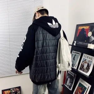 Reps Adidas Cotton-Padded Coat Red Down Exquisite Workmanship Street Style Embroidery
