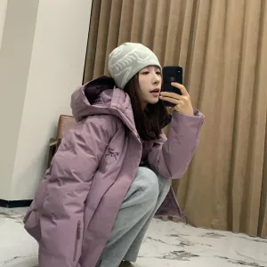 Reps Designer Archaeopteryx Down Jackets Red Gore-Tex Goose Adhesive Mesh Adjustable Drawstring Winter Zippered Pocket