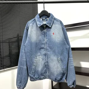Super Clone High Quality Ralph Lauren Jeans Red Denim Clean Lines
