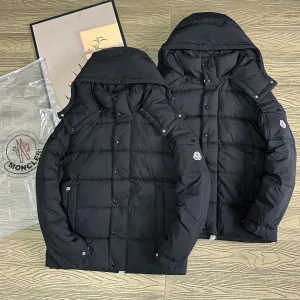 Super Clone Designer Monk Down Jacket Red Goose Nylon Zippered Pocket