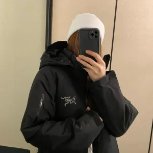 Designer Reps Archaeopteryx Jackets Red Gore-Tex Down Mesh