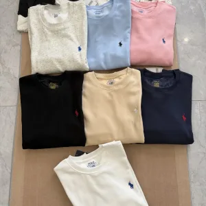 Luxury Reps Ralph Lauren Hoodie Red Eva Cotton Pure Fleece Soft Colors Autumn Winter And