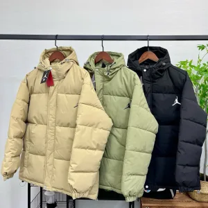 Designer Jordan Cotton-Padded Coat Red Easy To Match