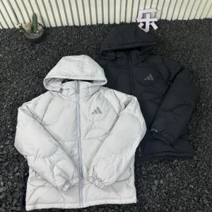 Reps Adidas Down Jacket Red Duck Fleece Winter