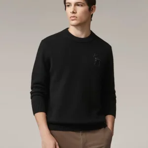Luxury Reps Haggis Sweater Red Cotton Autumn Winter And