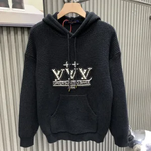 AAA High Quality Louis Vuitton Sweater Cotton Autumn Winter Embroidery