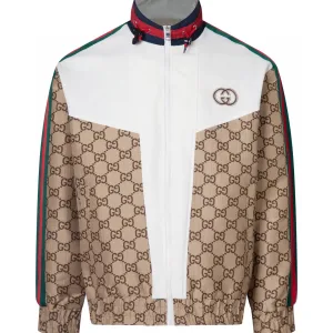 Luxury Designer Gucci Outerwear Red Jacquard Patch