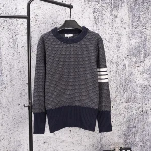 Designer AAA Thom Browne Sweater Blue Simple And Elegant