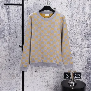 Designer Reps Gucci Sweater Red Jacquard Simple And Elegant Winter