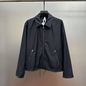 Reps Designer Prada Long-Sleeved Shirt Color Wool Blend Rayon Twill
