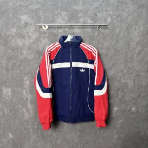 Luxury Adidas Outerwear Red Winter Patch