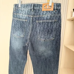 Luxury High Quality Dior Jeans Ash Denim High-End Style Slim Fit