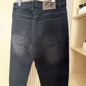 Designer Reps Chrome Hearts Jeans Red Denim Suitable For All Body Types Slim Fit