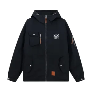 Super Clone Luxury Loewe Coat Red Cotton