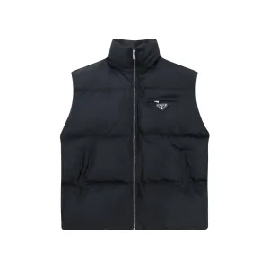 Luxury Super Clone Prada Vest Black