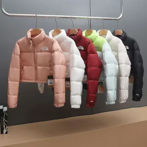 Reps High Quality The North Face Down Jacket Red Duck Rock Climbing Winter Embroidery