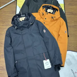 Super Clone Moncler Coats Red Gore-Tex Goose Down Autumn Winter Windproof Cuffs