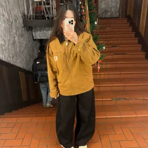 High Quality Designer Carhartt Outerwear Red Mesh Streetwear