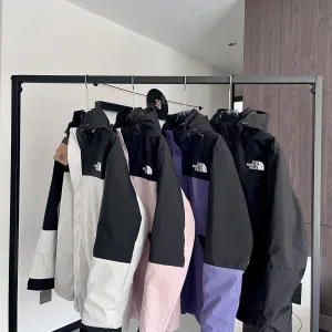 Super Clone Reps The North Face Jacket Red Fleece Winter Windproof Cuffs