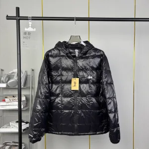 Reps Super Clone Stussy Down Jacket Red Duck Nylon Fabric Winter Hidden Pocket
