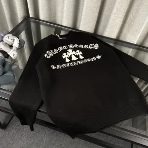 Designer Luxury Chrome Hearts Jeans Black Autumn Winter And