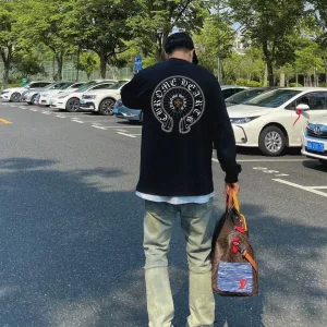 Reps Chrome Hearts T-Shirts Ash Cotton Pure Fleece Fabric